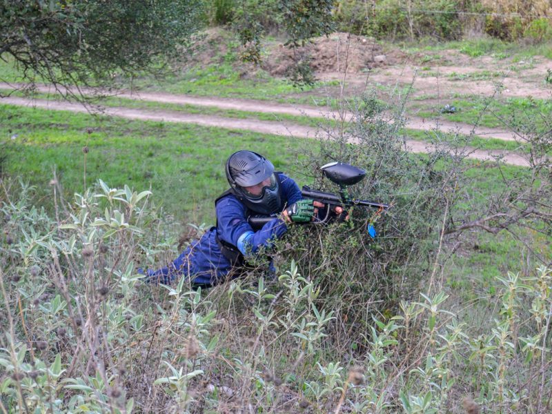Partida de paintball en la Sierra de Grazalema