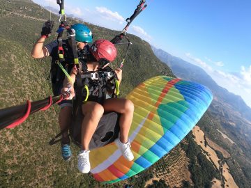 Vuela en parapente biplaza bautizo Algodonales