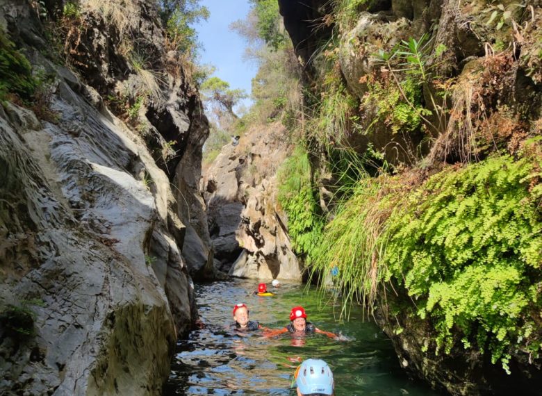 Barranquismo canyoning en Guadalmina Málaga