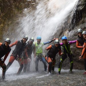 Barranquismo en la Sima del Diablo