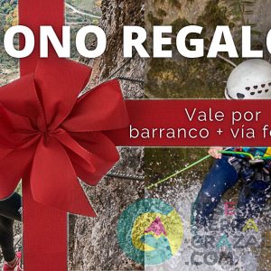 Bono regalo barranquismo + vía ferrata - Reserva Sierra Grazalema