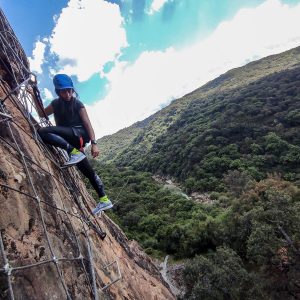 Vía ferrata de la Estación de Gaucín, El Caimán