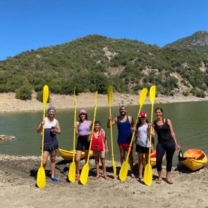 Ruta en kayak Embalse de los Hurones