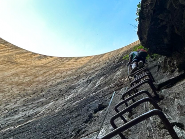via ferrata presa hundidero