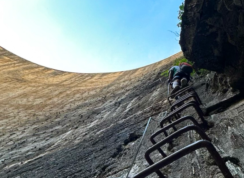 via ferrata presa hundidero